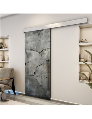 Holzschiebetür Eco-Line - Beton und Stein  Model 2039