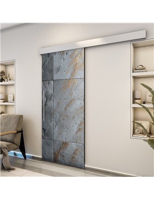 Holzschiebetür Eco-Line - Beton und Stein  Model 2040