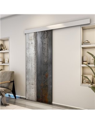 Holzschiebetür Eco-Line - Beton und Stein  Model 2050
