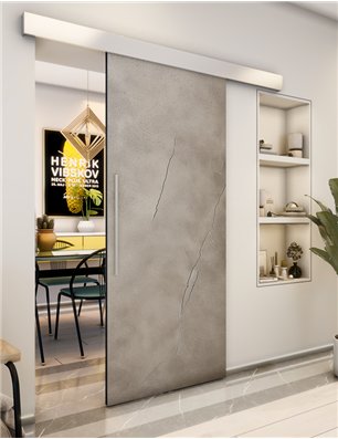 Holzschiebetür Eco-Line - Beton und Stein  Model 2053