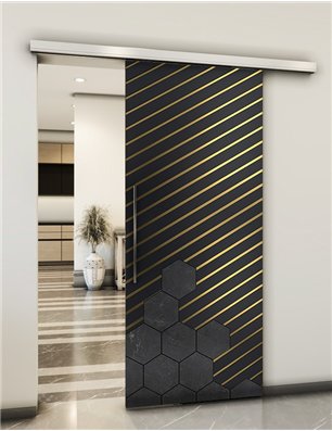 Holzschiebetür Slim-Line - Holz-Mix  Model 2016