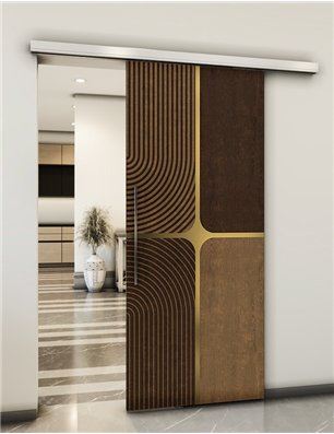 Holzschiebetür Slim-Line - Holz-Mix  Model 2017
