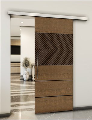 Holzschiebetür Slim-Line - Holz-Mix  Model 2020