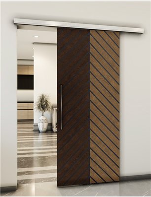 Holzschiebetür Slim-Line - Holz-Mix  Model 2024