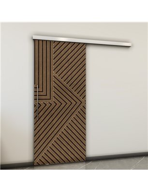 Holzschiebetür Slim-Line - Holz-Mix  Model 2058