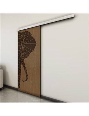 Holzschiebetür Slim-Line - Holz-Mix  Model 2062