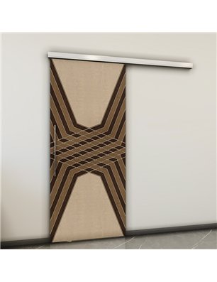 Holzschiebetür Slim-Line - Holz-Mix  Model 2084