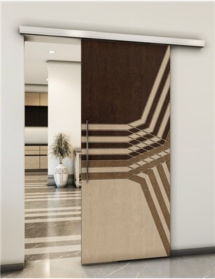 Holzschiebetür Slim-Line - Holz-Mix  Model 2085