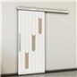 Holzschiebetür Slim-Line - Eiche und Weiss Model 2043 Holzschiebetür Slim-Line - Eiche und Weiss Model 2043