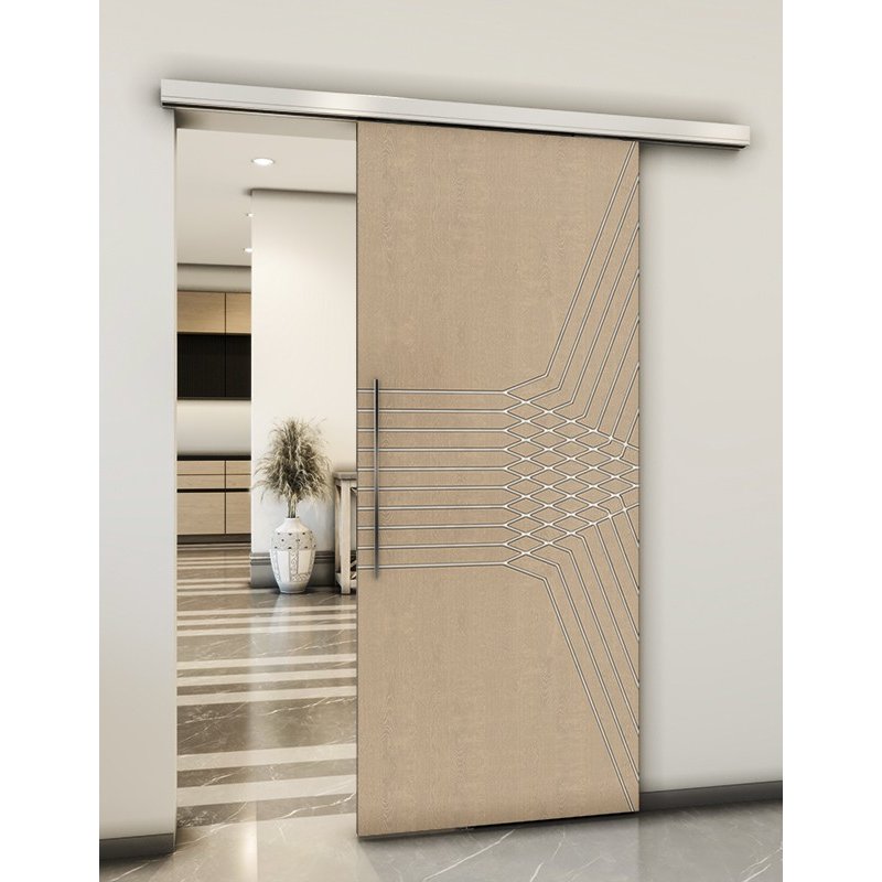 Holzschiebetür Slim-Line - Eiche und Weiss Model 2085 Holzschiebetür Slim-Line - Eiche und Weiss Model 2085
