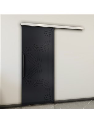 Holzschiebetür Slim-Line - Schwarz  Model 2086