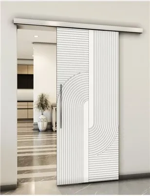 Holzschiebetür Slim-Line - Weiss Model 2040