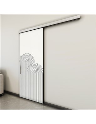 Holzschiebetür Slim-Line - Weiss  Model 2057