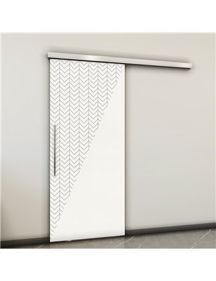 Holzschiebetür Slim-Line - Weiss  Model 2078