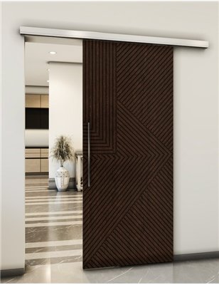 Holzschiebetür Slim-Line - Wenge  Model 2058