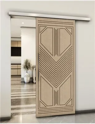 Holzschiebetür Slim-Line - Eiche Model 2048