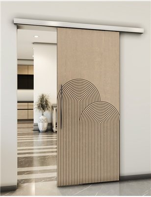 Holzschiebetür Slim-Line - Eiche  Model 2057