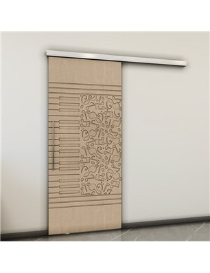 Holzschiebetür Slim-Line - Eiche  Model 2061