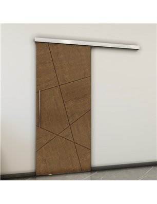 Holzschiebetür Slim-Line - Nussbaum  Model 2011