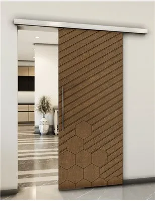 Holzschiebetür Slim-Line - Nussbaum Model 2016