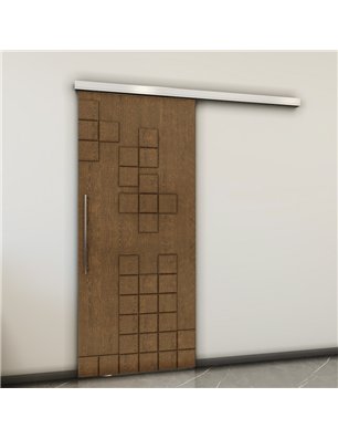 Holzschiebetür Slim-Line - Nussbaum  Model 2081
