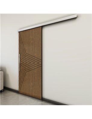 Holzschiebetür Slim-Line - Nussbaum  Model 2083