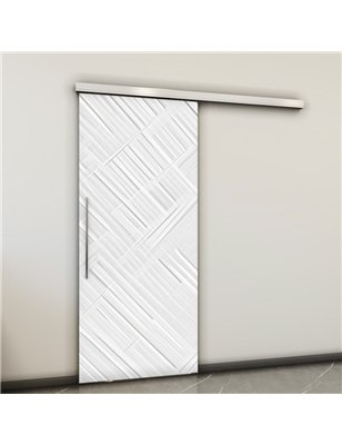 Holzschiebetür Slim-Line - Weiss 3D  Model 2006