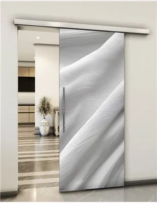 Holzschiebetür Slim-Line - Weiss 3D Model 2021