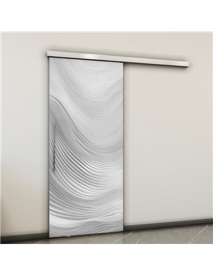 Holzschiebetür Slim-Line - Weiss 3D  Model 2024