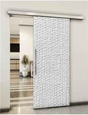 Holzschiebetür Slim-Line - Weiss 3D Model 2035