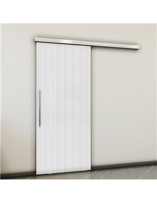 Holzschiebetür Slim-Line - Weiss 3D  Model 2041
