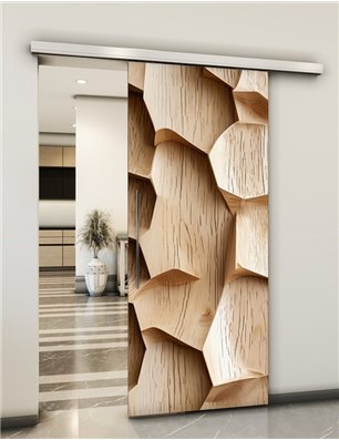 Holzschiebetür Slim-Line - Holzkunst  Model 2002