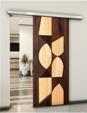 Holzschiebetür Slim-Line - Holzkunst  Model 2057