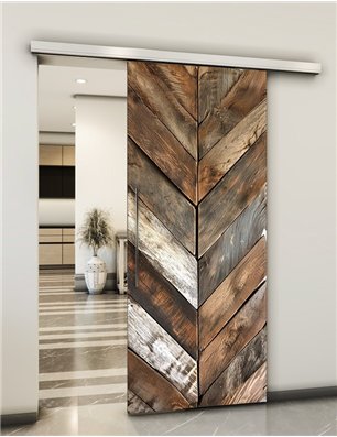 Holzschiebetür Slim-Line - Holzkunst  Model 2062