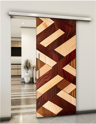 Holzschiebetür Slim-Line - Holzkunst  Model 2068