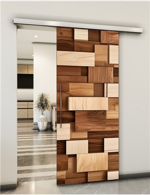 Holzschiebetür Slim-Line - Holzkunst  Model 2071