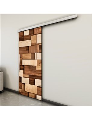 Holzschiebetür Slim-Line - Holzkunst  Model 2071