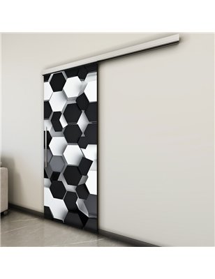 Holzschiebetür Slim-Line - Geometrie  Model 2037