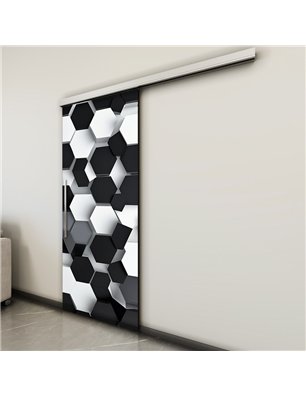 Holzschiebetür Slim-Line - Geometrie  Model 2037