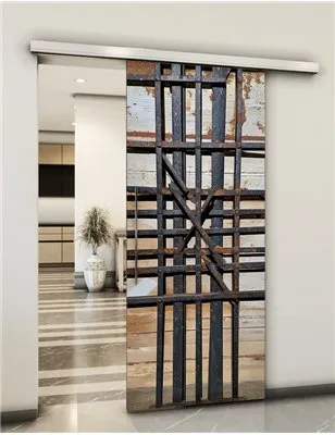 Holzschiebetür Slim-Line - Industrie Model 2018