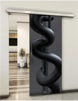 Holzschiebetür Slim-Line - Industrie Model 2044