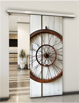 Holzschiebetür Slim-Line - Vintage  Model 2037