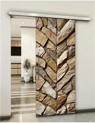 Holzschiebetür Slim-Line - Beton und Stein Model 2009