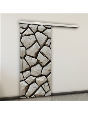 Holzschiebetür Slim-Line - Beton und Stein  Model 2014