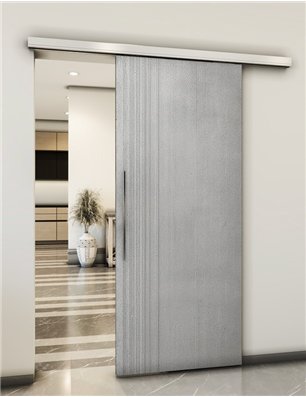 Holzschiebetür Slim-Line - Beton und Stein  Model 2037