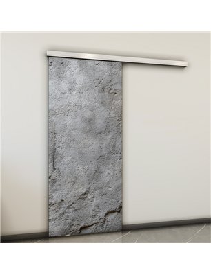 Holzschiebetür Slim-Line - Beton und Stein  Model 2049