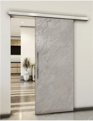 Holzschiebetür Slim-Line - Beton und Stein Model 2054