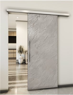 Holzschiebetür Slim-Line - Beton und Stein  Model 2054