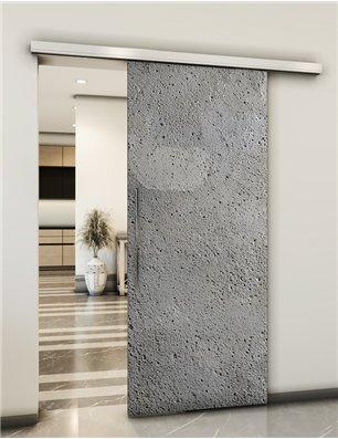 Holzschiebetür Slim-Line - Beton und Stein  Model 2056