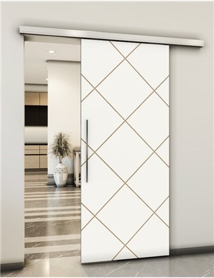 Holzschiebetür Slim-Line - Design-Linien  Model 2070